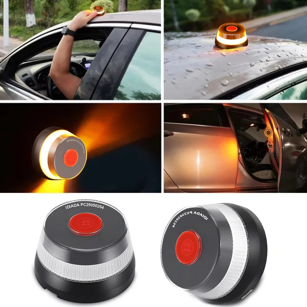 Baliza V16 EAFC con GPS y Geolocalización DGT 3.0 – Homologada, con 3 Pilas AA incluidas