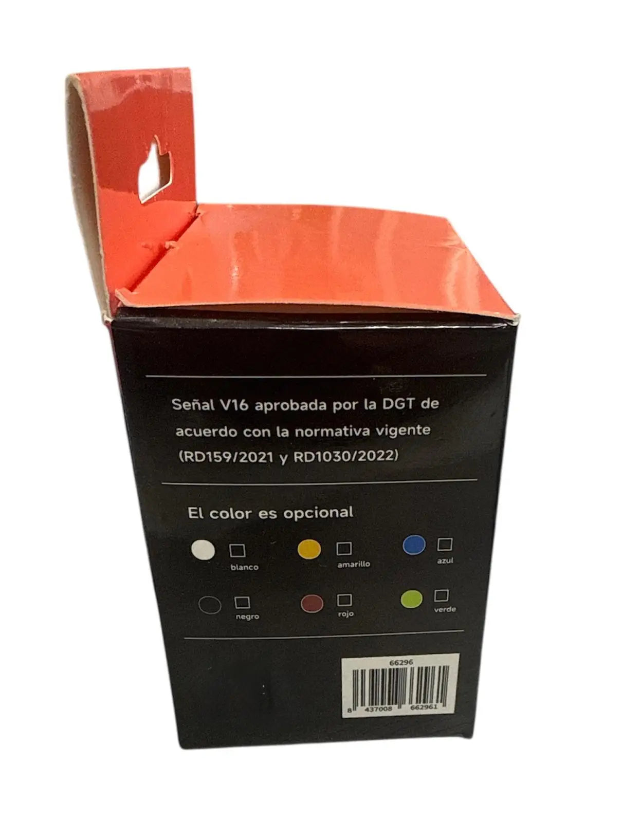 Baliza de Emergencia V-16 HRFLECT con Geolocalización – Homologada DGT, Batería 9V, Conectividad hasta 2038, Obligatoria desde 2026, Luz 360° durante 120 Minutos