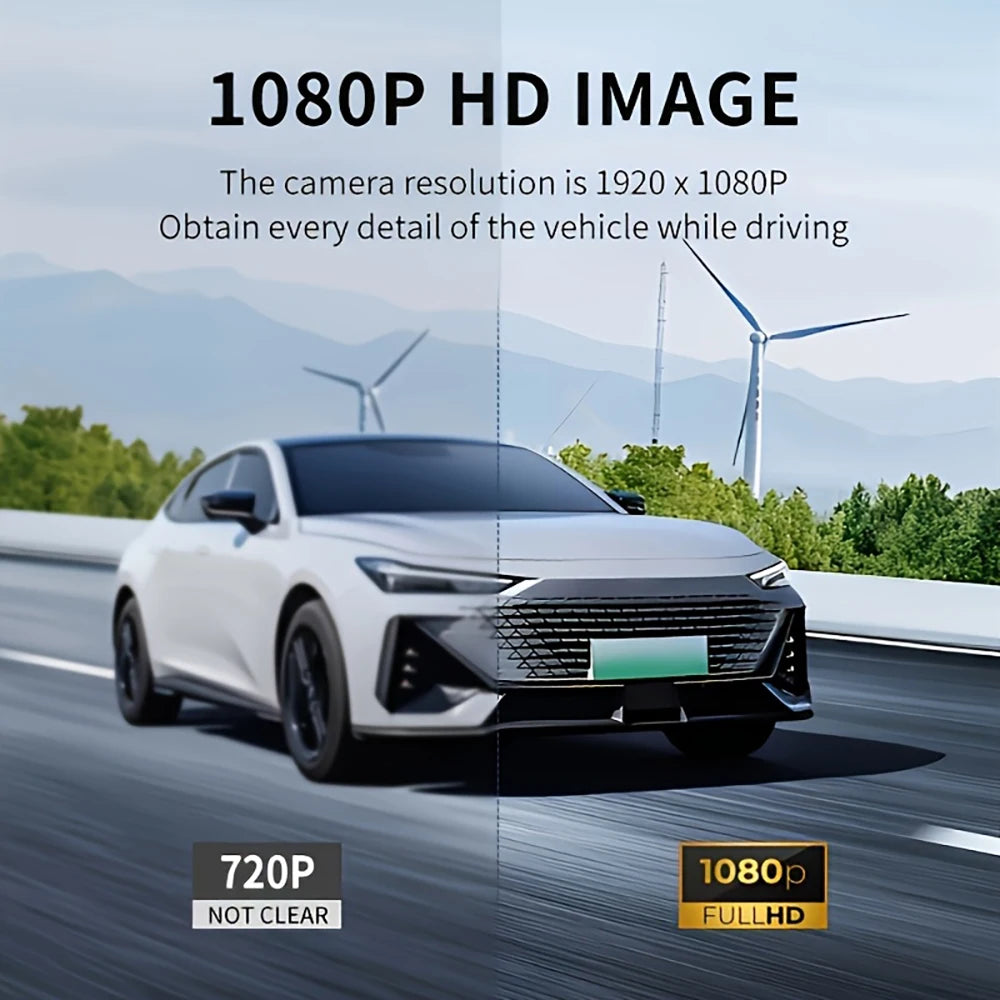 Dashcam HD 2/3 Cámaras WiFi para Coche – Grabación Delantera y Trasera 1080P, Sensor Sony, Visión Nocturna y Aparcamiento 24H