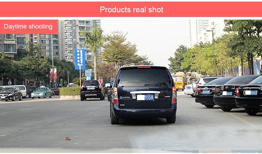 Dashcam 3 Cámaras para Coche – Grabación Delantera y Trasera 1080P, WiFi, Visión Nocturna y Cámara de Marcha Atrás