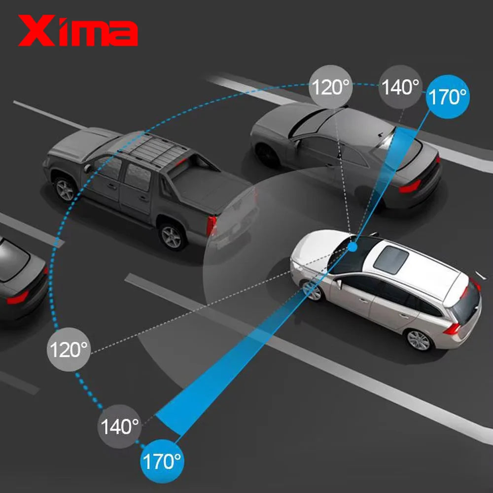 Dashcam XIMA con ADAS USB para Radio Android – Cámara DVR Full HD Oculta con Grabación Continua y Asistencia a la Conducción