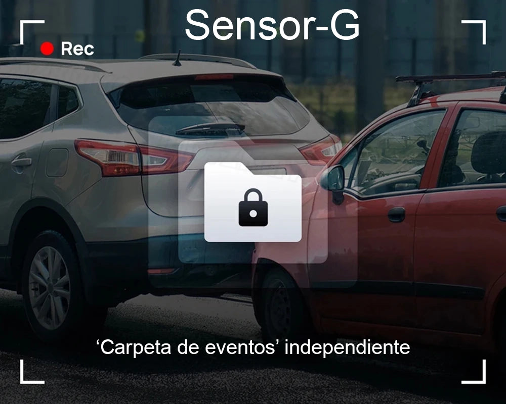 Dashcam WiFi HD 2/3 Cámaras para Coche – Grabación Delantera y Trasera 1080P, Sensor JX-F22, Visión Nocturna y Aparcamiento 24H