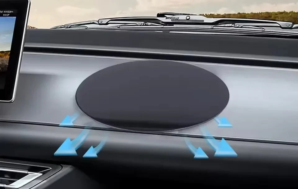 Disco Adhesivo de Doble Cara 80/95mm para Dashcam y GPS – Base de Montaje para Ventosa, Soporte de Teléfono y Navegador en Salpicadero